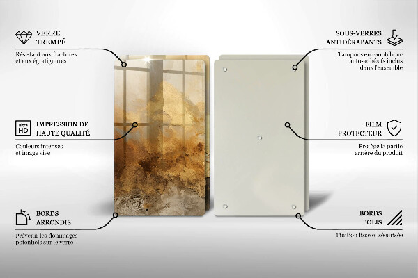 Deska za sporák Bohatá textura