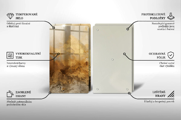 Deska za sporák Bohatá textura