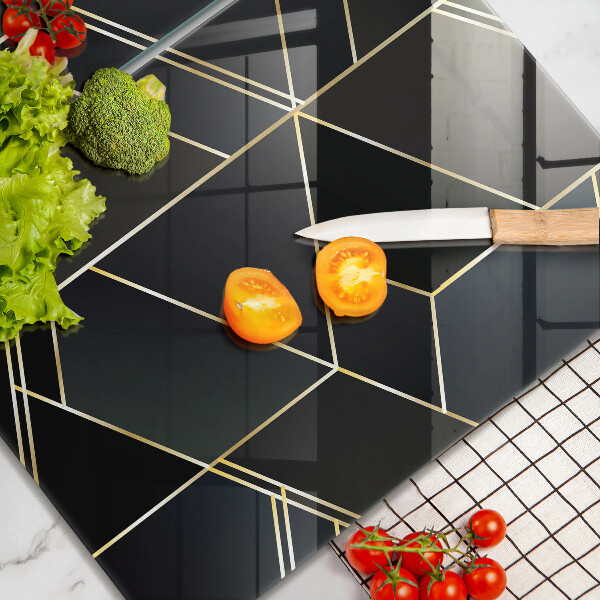 Skleněná deska za sporák Abstraktní trojúhelníky