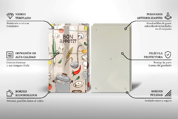 Skleněná deska za sporák Ilustrace kuchyně