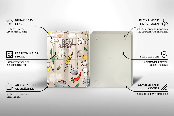 Skleněná deska za sporák Ilustrace kuchyně