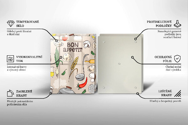 Skleněná deska za sporák Ilustrace kuchyně