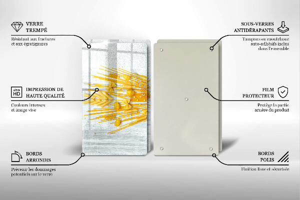 Skleněná deska za sporák Těstoviny