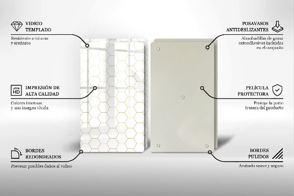 Skleněná deska za sporák Abstraktní vzory