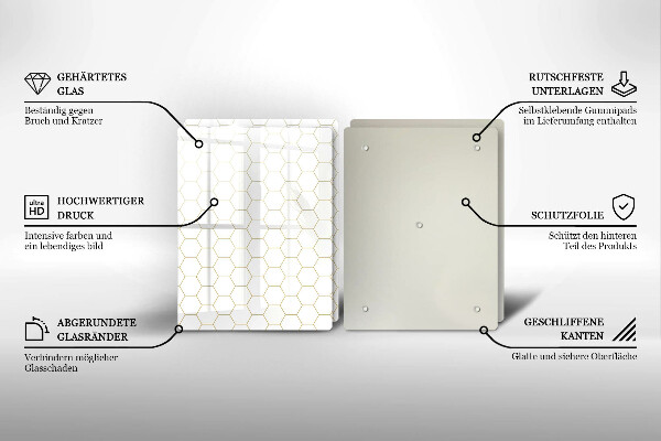 Skleněná deska za sporák Abstraktní vzory