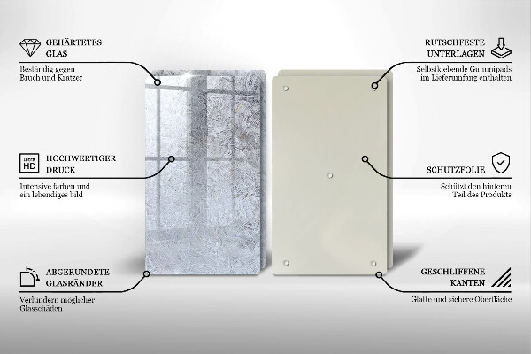 Skleněná deska za sporák Abstrakce