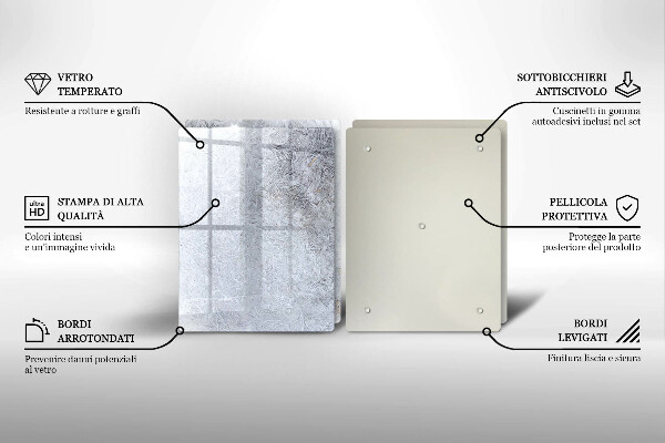 Skleněná deska za sporák Abstrakce