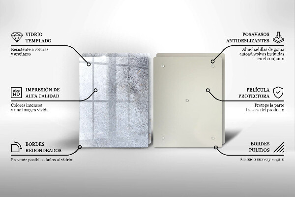 Skleněná deska za sporák Abstrakce