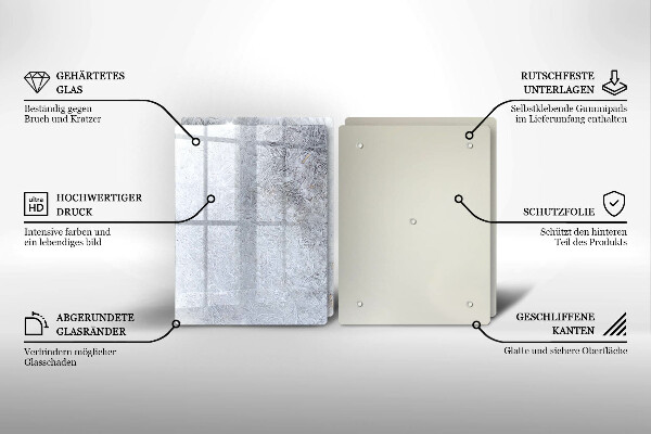 Skleněná deska za sporák Abstrakce