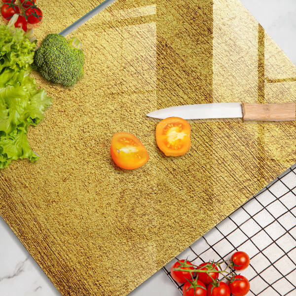 Skleněná deska za sporák Žlutá abstrakce