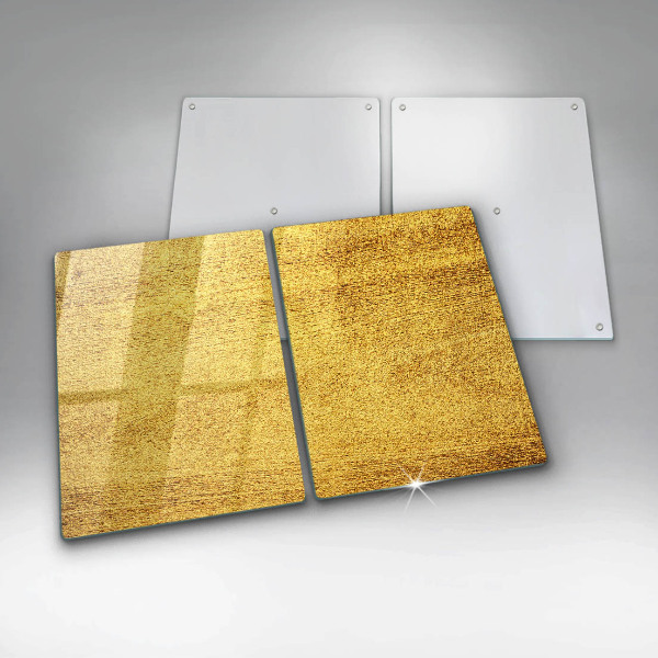 Skleněná deska za sporák Žlutá abstrakce