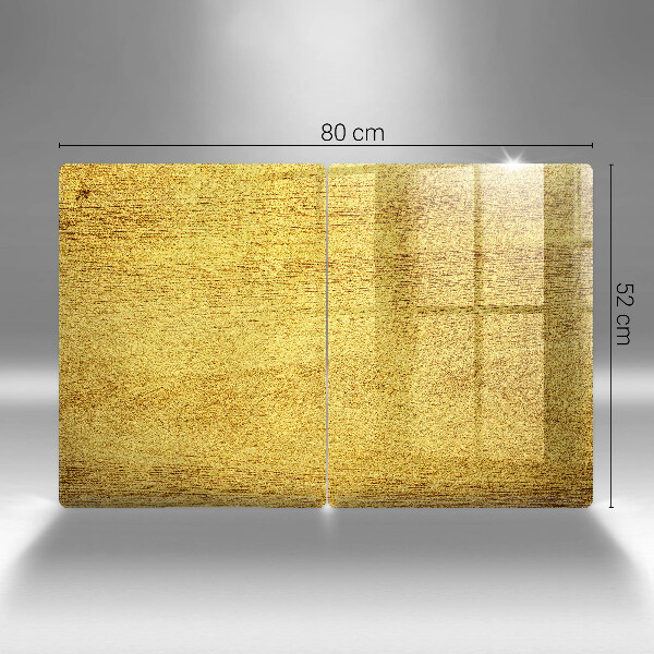 Skleněná deska za sporák Žlutá abstrakce