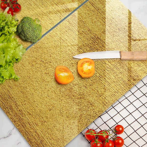 Skleněná deska za sporák Žlutá abstrakce