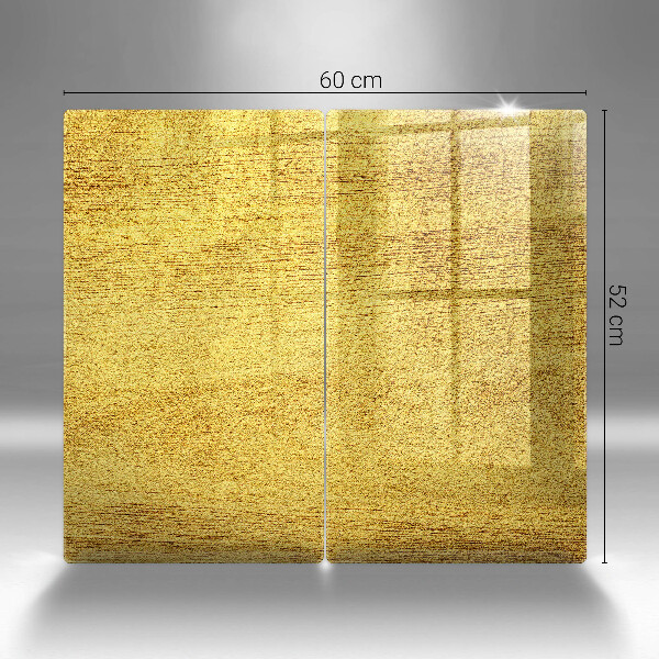 Skleněná deska za sporák Žlutá abstrakce