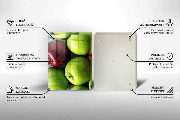 Skleněná deska za sporák Šťavnatá jablka