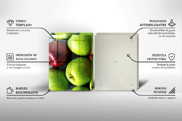 Skleněná deska za sporák Šťavnatá jablka