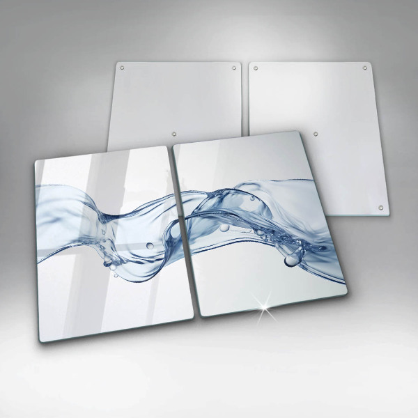 Skleněná deska za sporák Křišťálová voda