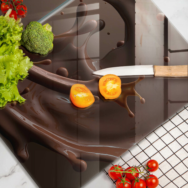 Sklo za varnou desku Tekutá čokoláda