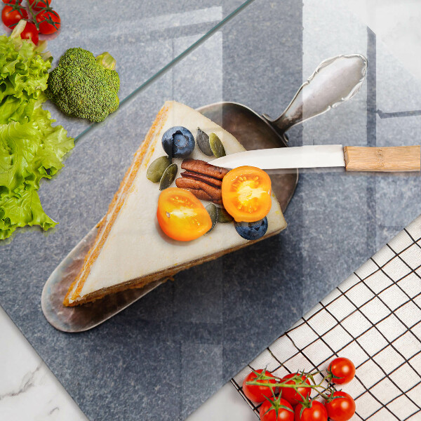 Skleněná deska za sporák Kus dortu