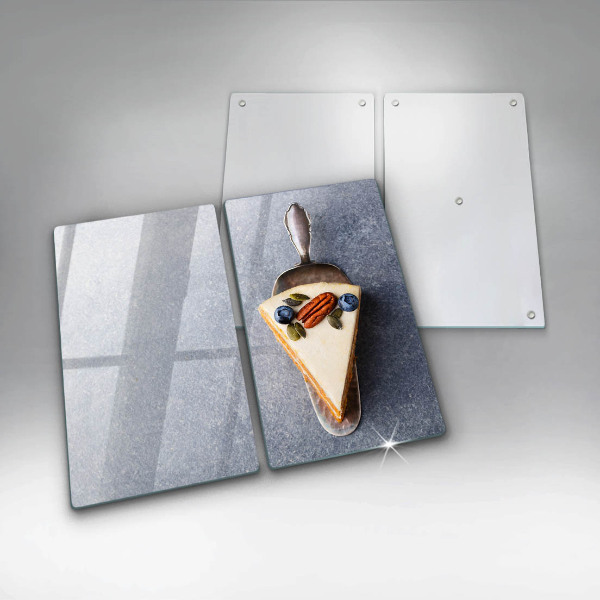 Skleněná deska za sporák Kus dortu