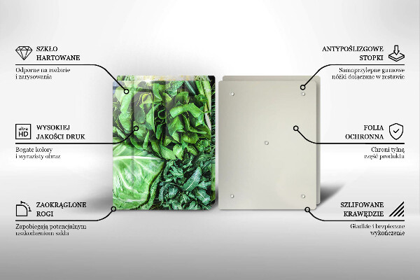 Deska za sporák Zelená zelenina