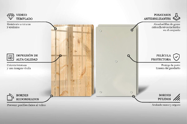 Deska za sporák Jemné dřevěné desky