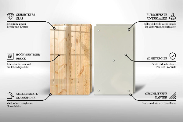 Deska za sporák Jemné dřevěné desky
