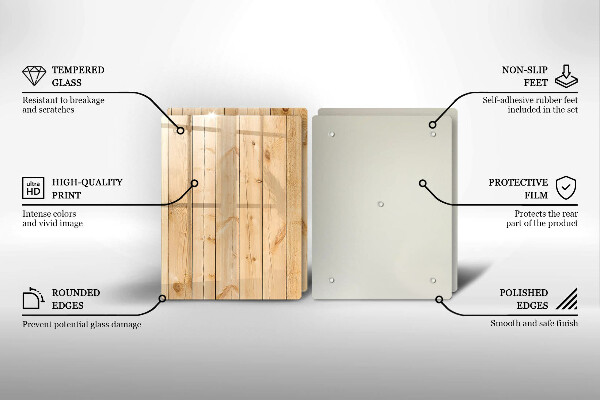 Deska za sporák Jemné dřevěné desky