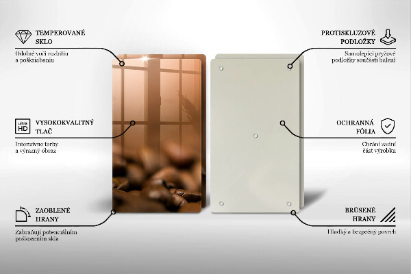 Deska za sporák Kávová zrna