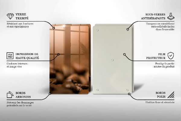 Deska za sporák Kávová zrna