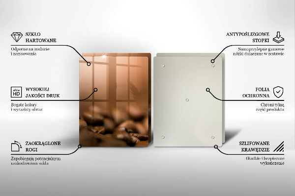 Deska za sporák Kávová zrna