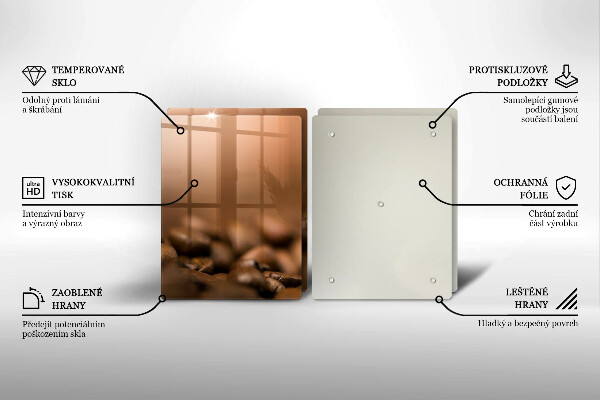 Deska za sporák Kávová zrna