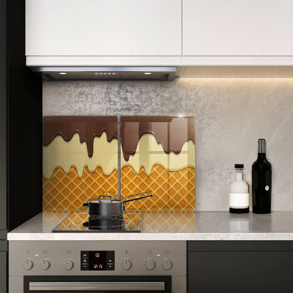 Deska za sporák Ilustrace kornoutu zmrzliny