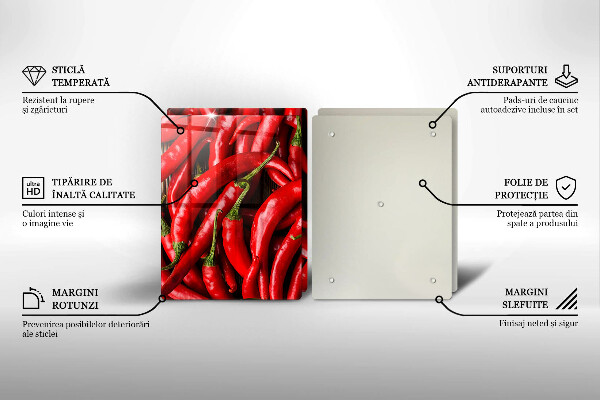 Deska za sporák Pálivé chilli papričky