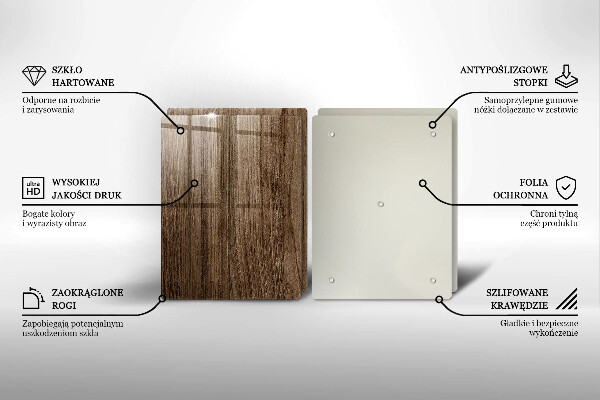 Deska za sporák Textura dřeva