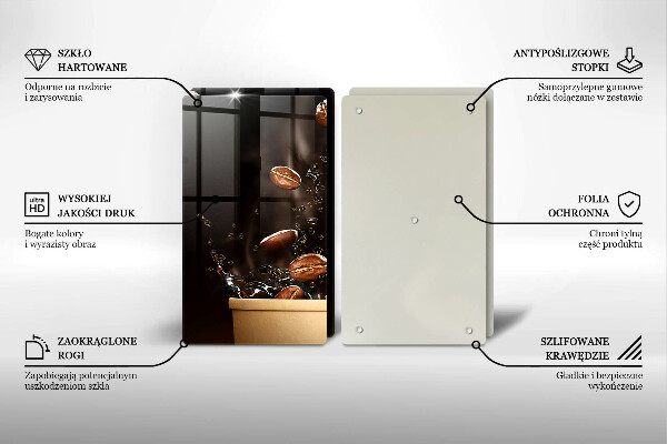 Deska za sporák Horká kávová zrna