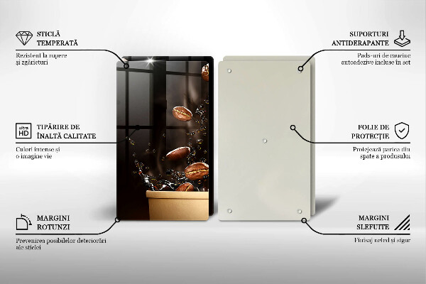 Deska za sporák Horká kávová zrna