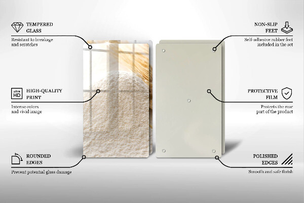 Deska za sporák Mouka a obilné klasy