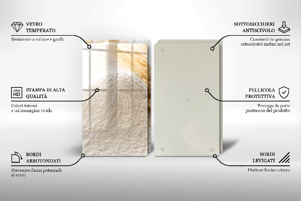 Deska za sporák Mouka a obilné klasy