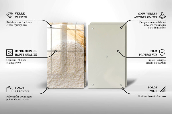 Deska za sporák Mouka a obilné klasy