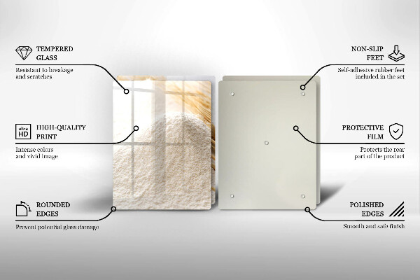 Deska za sporák Mouka a obilné klasy