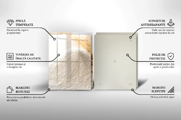 Deska za sporák Mouka a obilné klasy