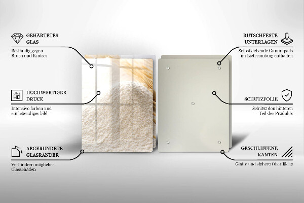 Deska za sporák Mouka a obilné klasy