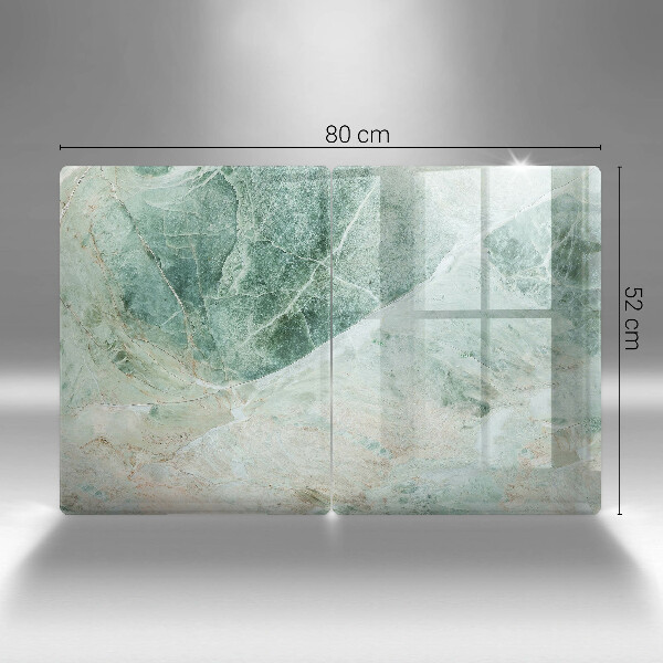 Skleněná deska za sporák Kamenná struktura