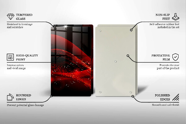 Skleněná deska za sporák Moderní abstrakce