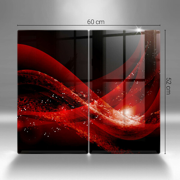 Skleněná deska za sporák Moderní abstrakce