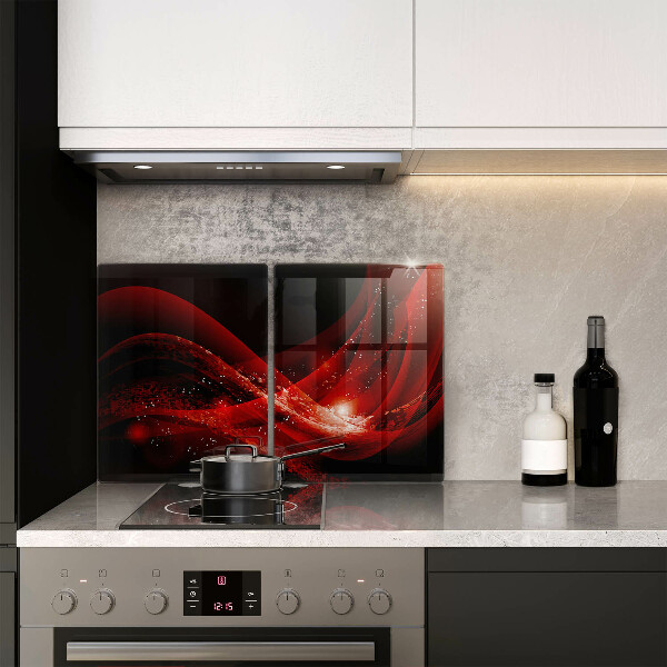 Skleněná deska za sporák Moderní abstrakce