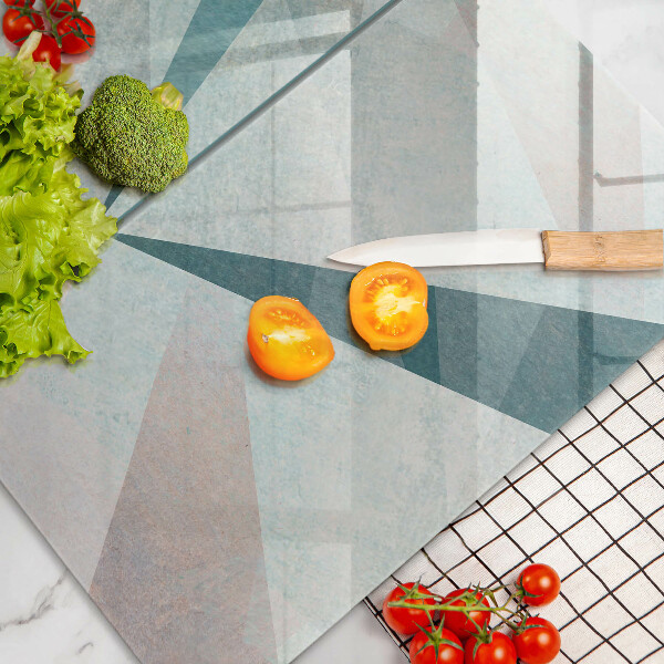 Skleněná deska za sporák Ostrá abstrakce