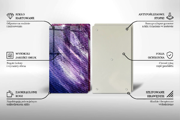 Sklo za varnou desku Malování abstrakce