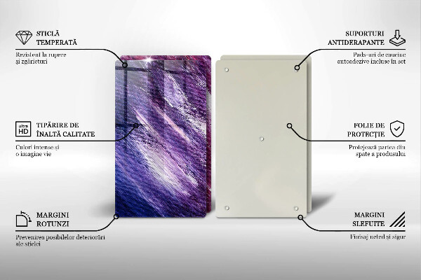 Sklo za varnou desku Malování abstrakce